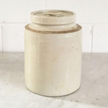 antique cream coloured pot