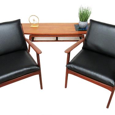 Mid Century Chairs (pair) by Ole Wanscher Denmark. 