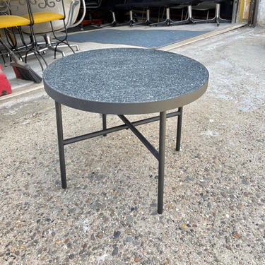 Black Granite Outdoor Side Table