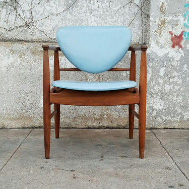 Mid Century Finn Juhl Style Vintage Office&nbsp;Chairs by Mount Airy