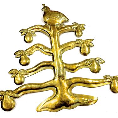 VINTAGE: Wall Hanging Brass Tree - Decor - Crafts - SKU 22 23-A-00033809 