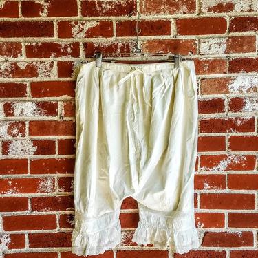 Antique Victorian Edwardian Cotton Bloomers Summer Shorts Pantaloons Lingerie 
