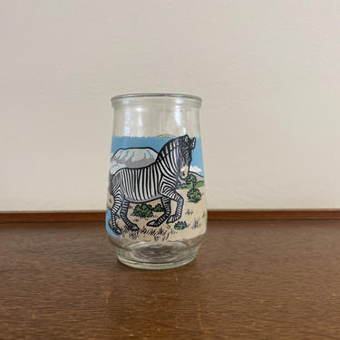 Welch's Jelly Juice Jar Collector Endangered Species Collection- Grevy's Zebra (3) 