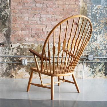 Original Peacock Lounge Chair by Hans Wegner for Johannes Hansen