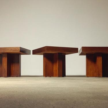Milo Baughman Cruciform Tables Grouping 