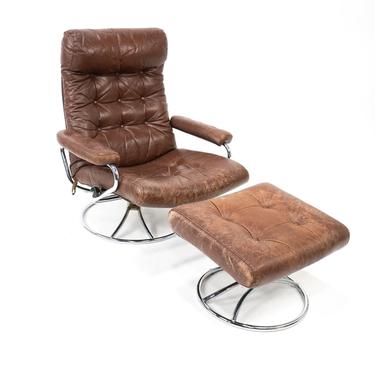 Ekornes Stressless Lounge Chair w/ Ottoman