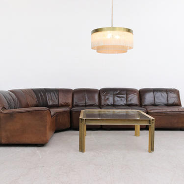 De Sede DS15 Inspired Leather Sectional