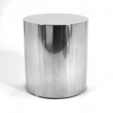 Stainless Steel Drum Table