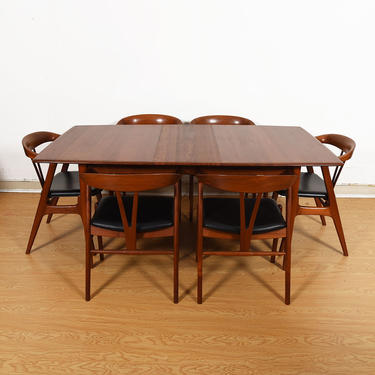 Peter Hvidt Danish Solid-Teak Compact Expanding Dining Table