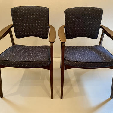 Pair Mid Century arm / lounge chairs 