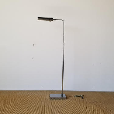 1970s Koch and Lowy &quot;Omi&quot; Chrome Floor Lamp. 