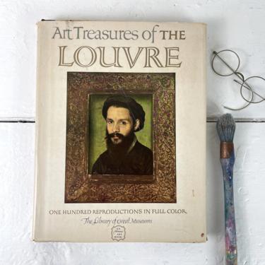 Art Treasures of the Louvre - Rene Huyghe - 1951 first edition hardcover with dust jacket 