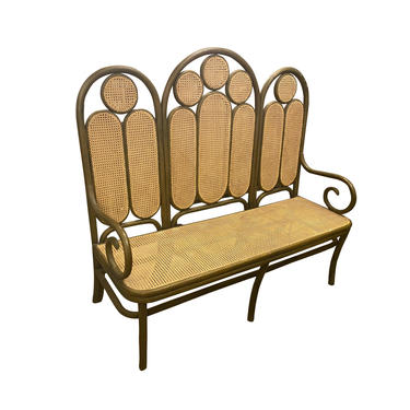 Bentwood and Cane Settee