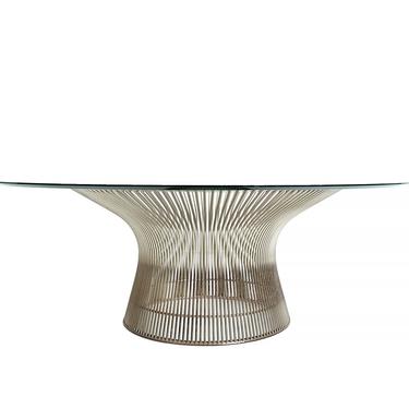 Warren Platner Chrome Coffee Table Knoll Mid Century Modern 