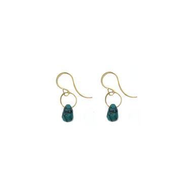Turquoise Single Drop Earrings