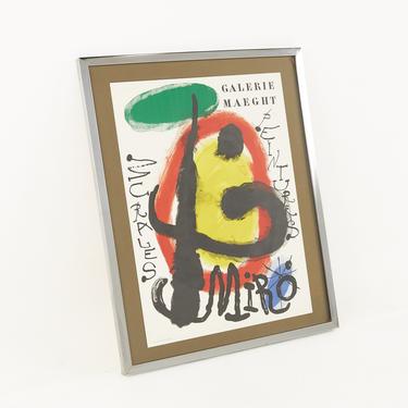 Joan Miro Mid Century Art Poster 2 - mcm 