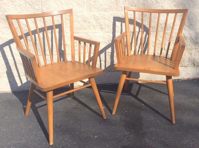 Russel Wright For Conant Ball Arm Chairs Set Of 2 From 20th