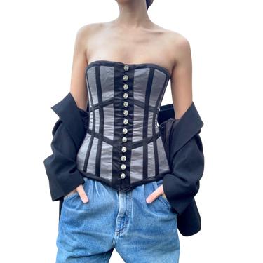 Vintage 1990s Sexy Trendy Rock And Roll Bustier 