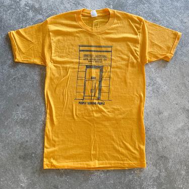 Vintage Healthknit United Mutual Single Stitch Graphic T-shirt Tee 