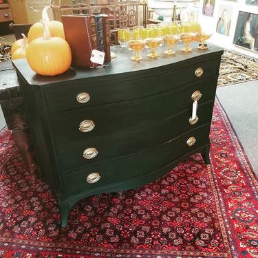                   Emerald Green Chest of Drawers