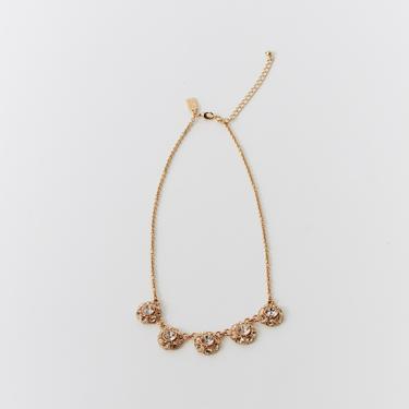 Kate Spade Champagne Crystal Embellished Necklace