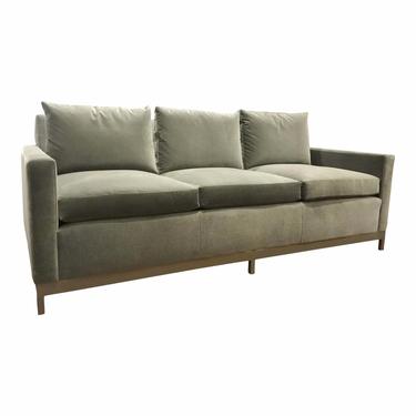 Duralee Modern Gray Mohair Binx Sofa