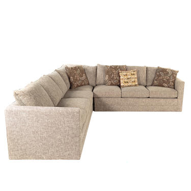 L & G Stickley Upholstered Sectional Sofa
