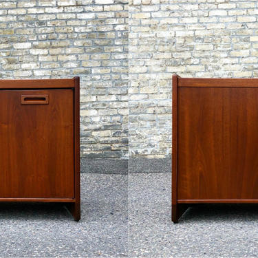 Jens Risom Design Walnut Cabinet 