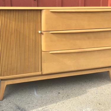 Heywood wakefield m1542 tambour buffet or credenza 