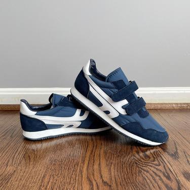Vintage 80s Navy Blue Sneakers- New Old Stock! 