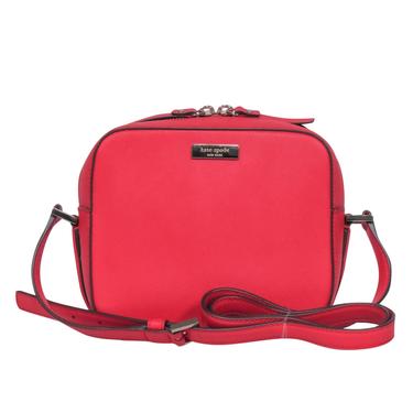 Kate Spade - Red Leather Square Crossbody