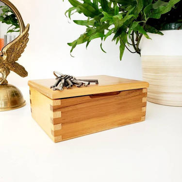 Handmade Wood Dresser Valet / Jewelry Storage 