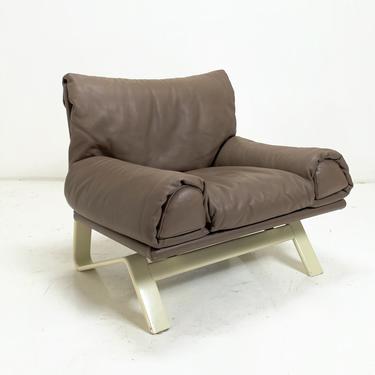 Italian Leather Armchair 