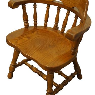 Richardson Brothers Solid Oak Pub Style Dining Arm Chair 