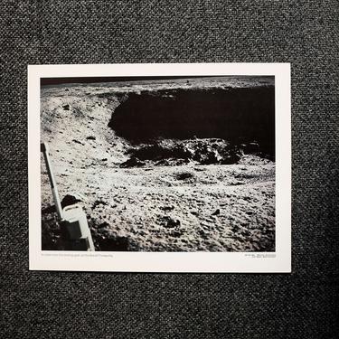 Large Nasa Print Crater Near Sea of Tranquility Photo 