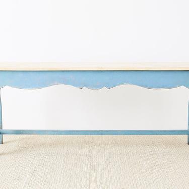 Rustic Country Pine Painted Console Table by ErinLaneEstate