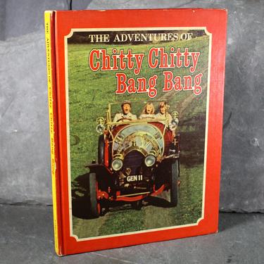Chitty Chitty Bang Bang - 1968 Best Picture Oscar Winner - Vintage Children's Movie Book - Classic Movies - Dick Van Dyke 