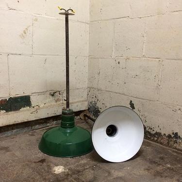 Lamp week: Vintage warehouse pendant lights (industrial chandeliers)