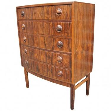 Small Rosewood Five-Drawer Dresser by Kai Kristiansen