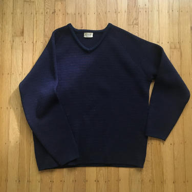 40's Era Vintage Striped Wool Sweater 