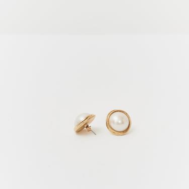 Faux Pearl Oversized Studs
