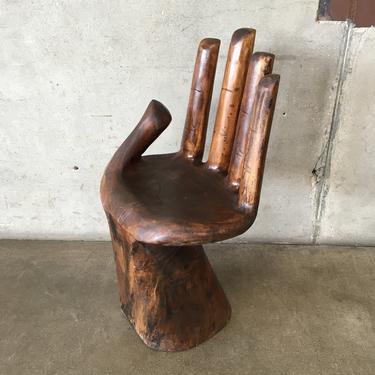 Hand Carved Teak Hand Chair