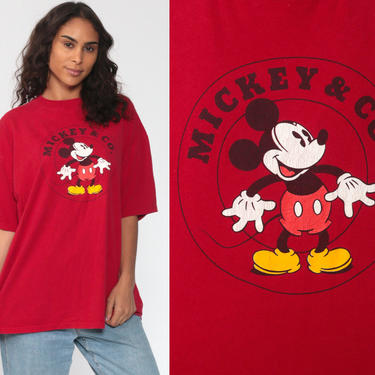 Mickey & Co Shirt 90s Mickey Mouse Tshirt Walt | Shop Exile Mickey & Co Shirt 90s Mickey Mouse Tshirt Walt | Shop Exile