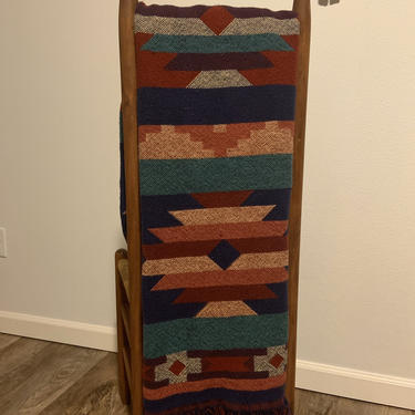 Vintage Southwestern Throw Blanket Or Tapestry 