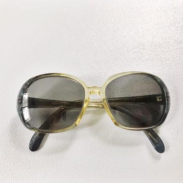Vintage 70s Rodenstock Oversized Green Sunglasses 