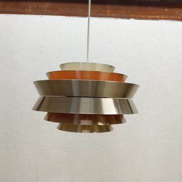 Vintage Danish Modern Hanging Pendant Lamp 
