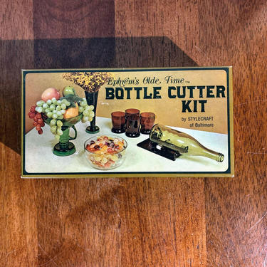 Vintage Ephrems Olde Time Bottle Cutter Kit 