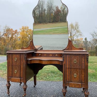 Antique Vanity with Mirror - Available to Customize 