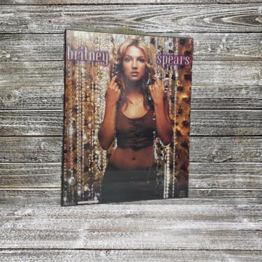 NOS Britney Spears Beads Wood Poster, Vintage 2000 Y2K Wall Plaque, OOPS I Did It Again, Funky Enterprises, Free Britney, Wall Hanging 