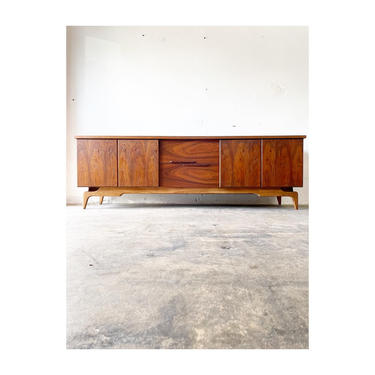 Mid Century Modern Sculptural Low Console or Credenza 